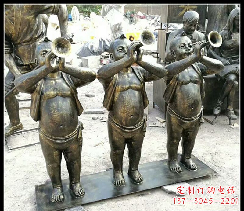烟台儿童雕塑弘扬传统文化