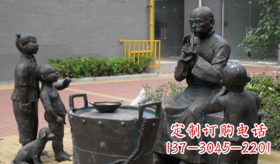 烟台糖人雕塑温暖的童年回忆