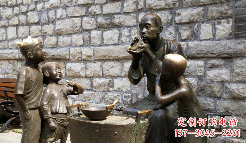 烟台糖果街的精美雕塑