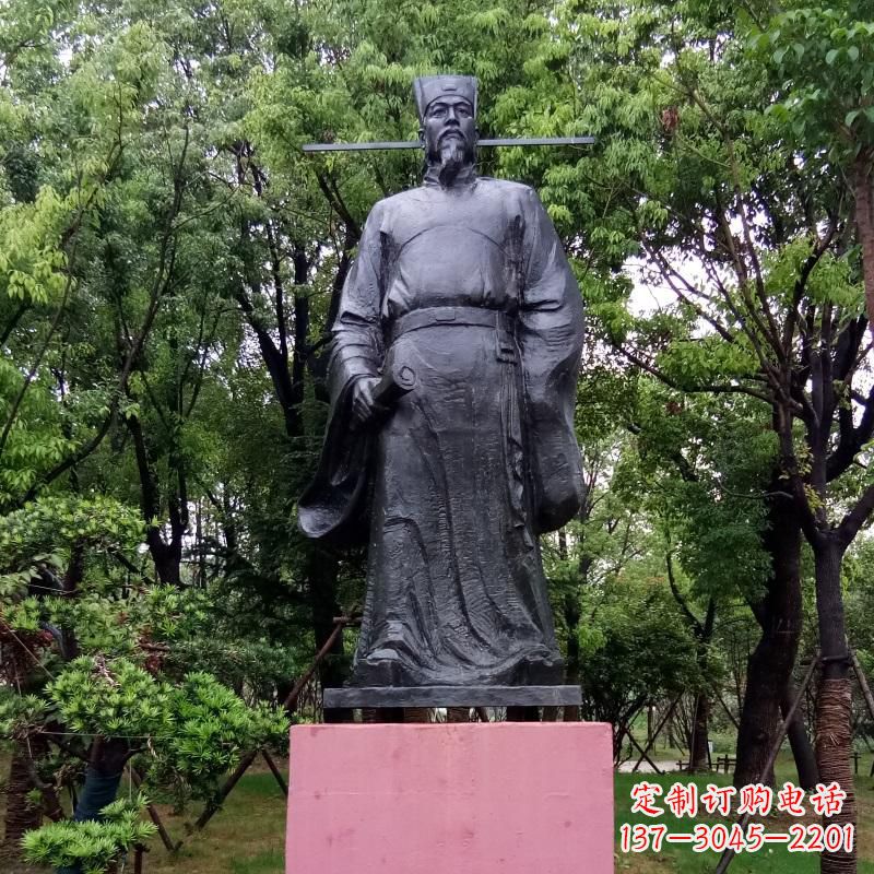 烟台铜雕陶渊明——传承古代文学精髓
