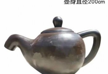 烟台青铜茶壶雕塑——彰显传统文化的艺术精髓