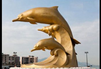 烟台海豚雕塑——美丽的城市标志