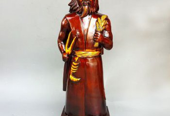 烟台神农氏铜像传承炎帝文化的艺术之作