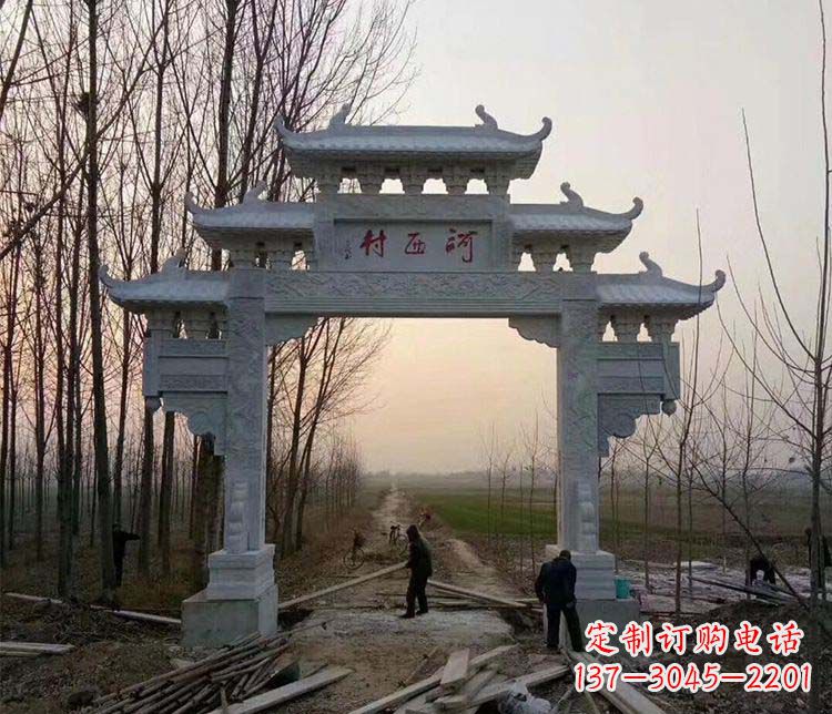 烟台牌坊雕塑——记忆中的美丽家乡