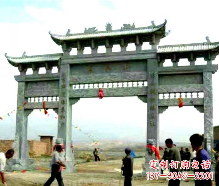 烟台该牌坊雕塑