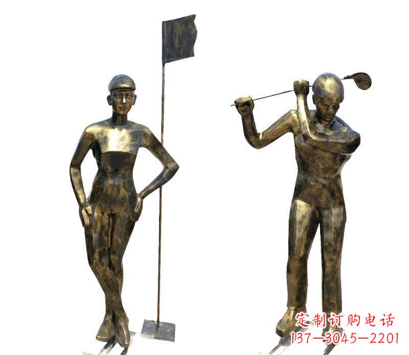 烟台高尔夫雕塑传承高尔夫文化的艺术精品