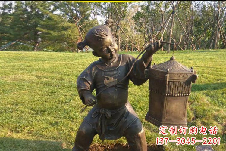 烟台灯笼雕塑点亮公园的精彩