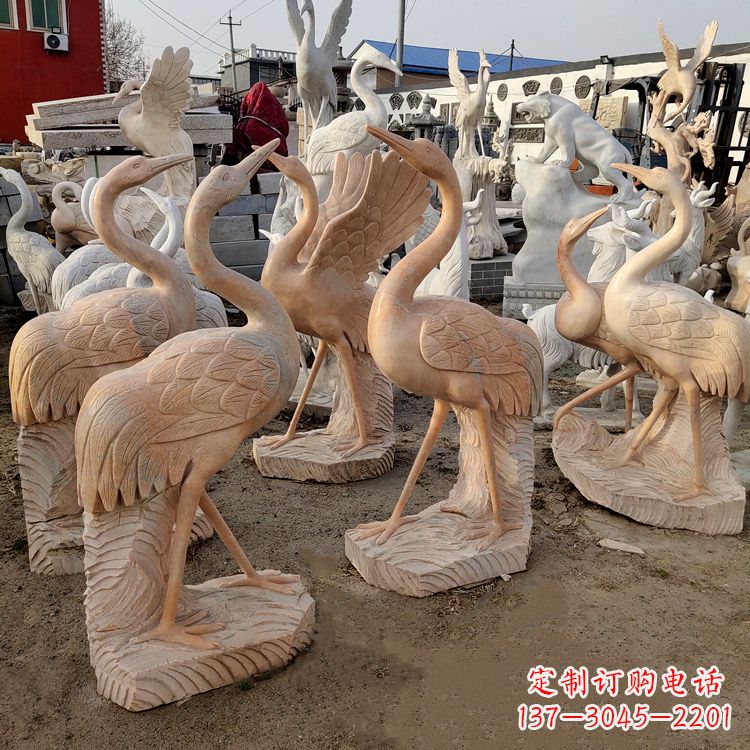 烟台仙鹤雕塑艺术的经典之作