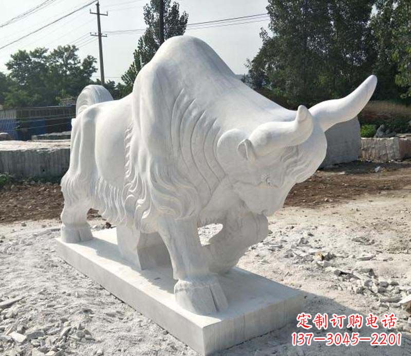 烟台大理石动物雕塑美丽的艺术品