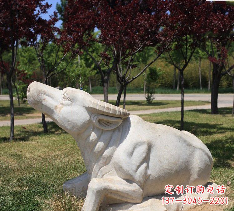 烟台大理石动物雕塑传承文化的艺术精品