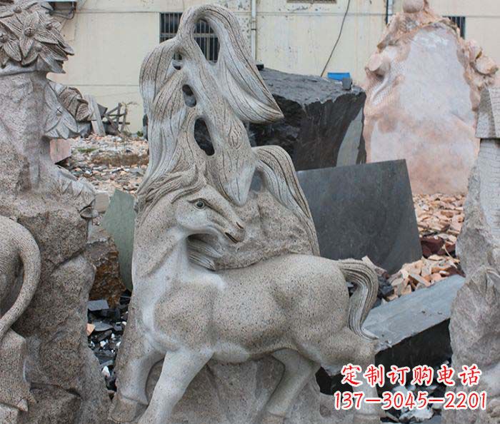 烟台大理石动物雕塑丰富多彩的艺术品