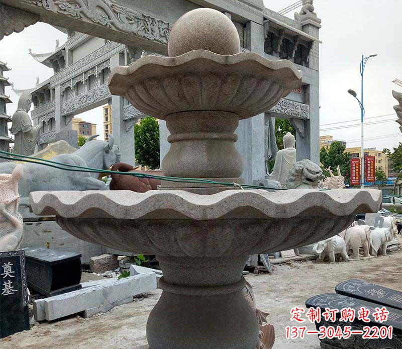 烟台大理石多层喷泉石雕