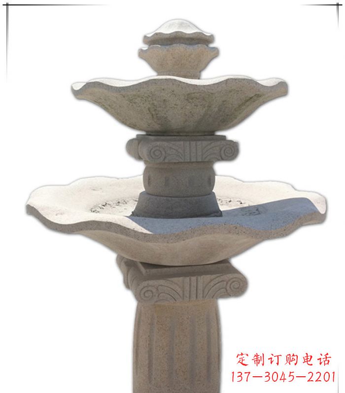 烟台大理石多层喷泉石雕精美绝伦的艺术形式