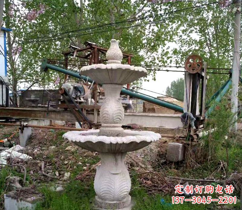 烟台大理石多层喷泉石雕雕塑艺术的精美之作