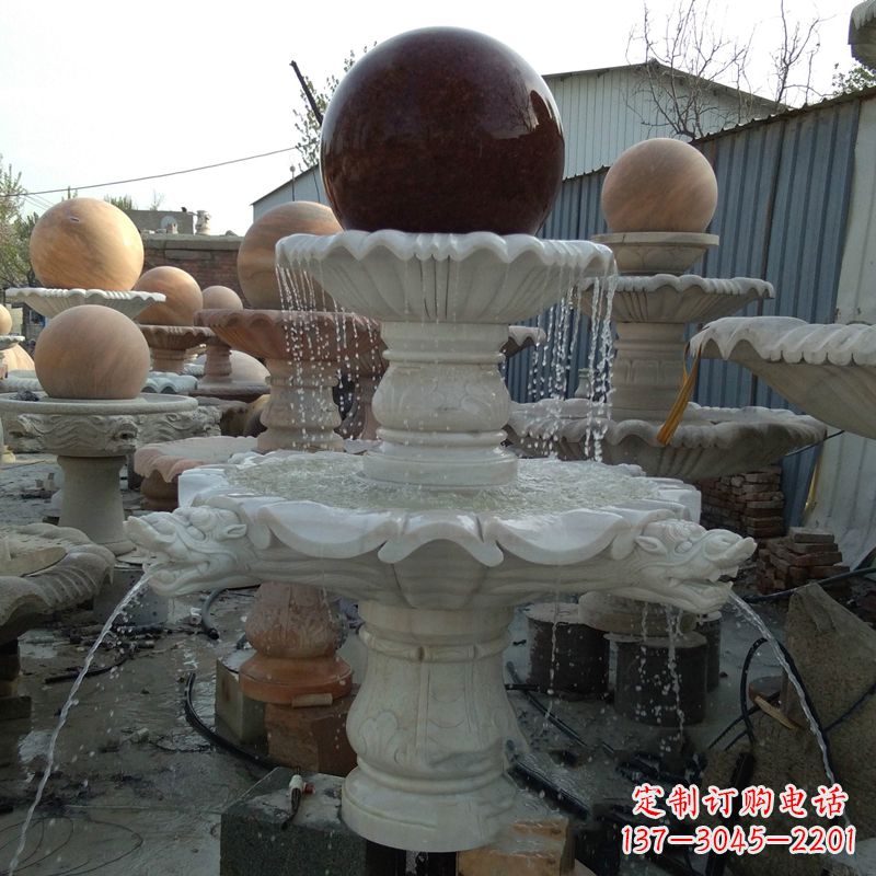 烟台大理石风水球雕塑传统文化的艺术精髓