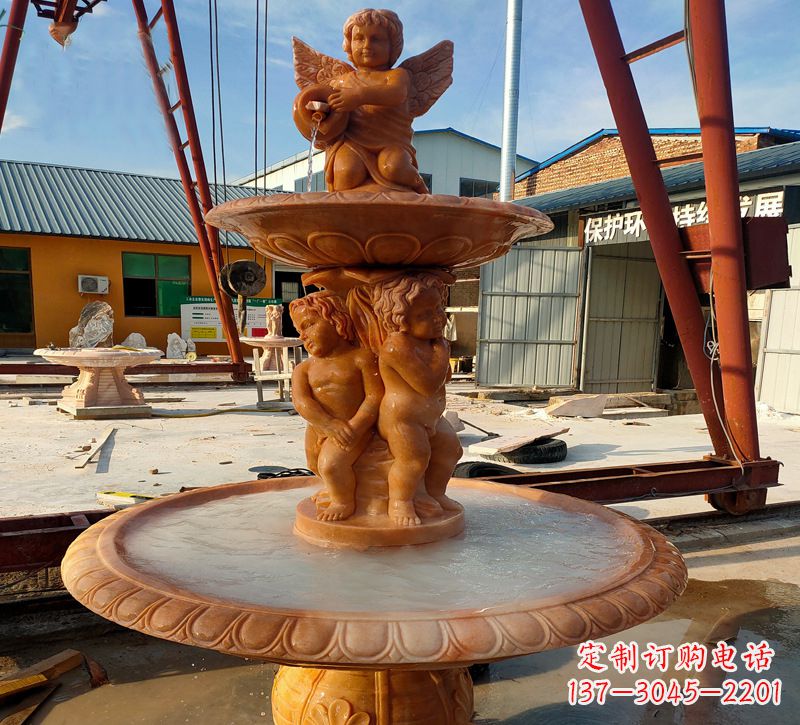 烟台大理石风水球雕塑传承古老文化