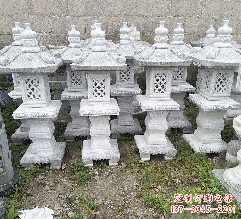 烟台精美大理石石灯雕塑