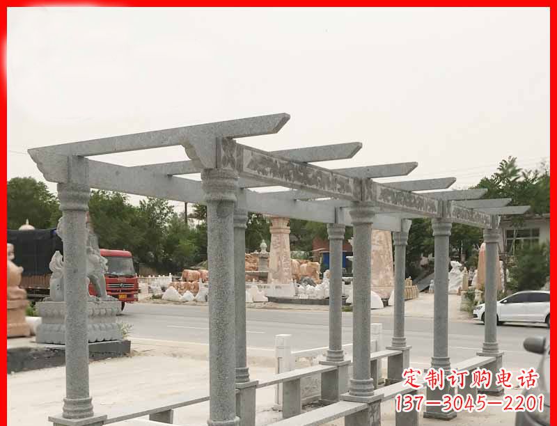 烟台大理石公园石雕长廊高端定制雕塑
