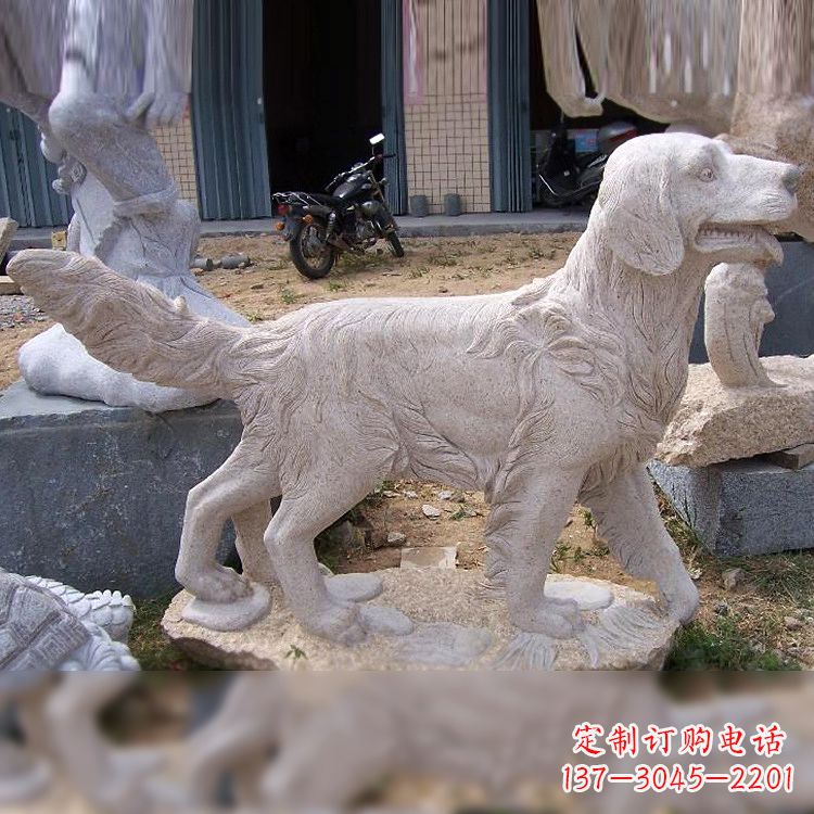 烟台大理石狗雕塑——精致的狗雕塑,让你的生活更有趣