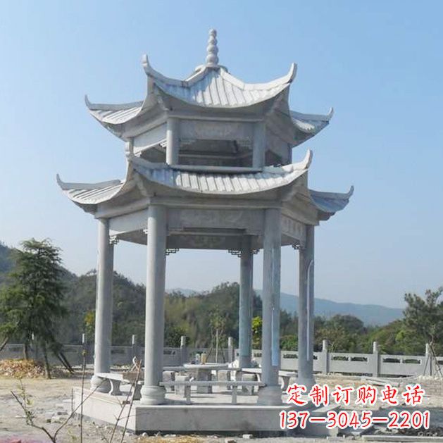 烟台高雅大理石凉亭雕塑
