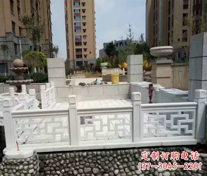 烟台精美大理石国旗台石雕雕塑