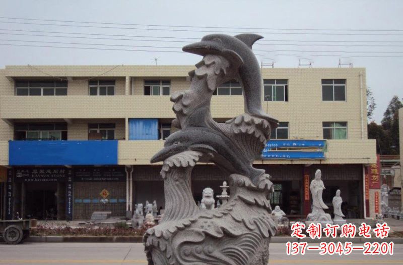 烟台大理石海豚雕塑