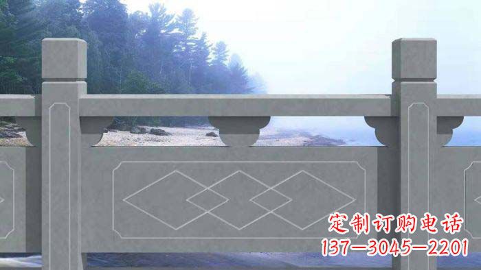 烟台大理石护城河栏板石雕