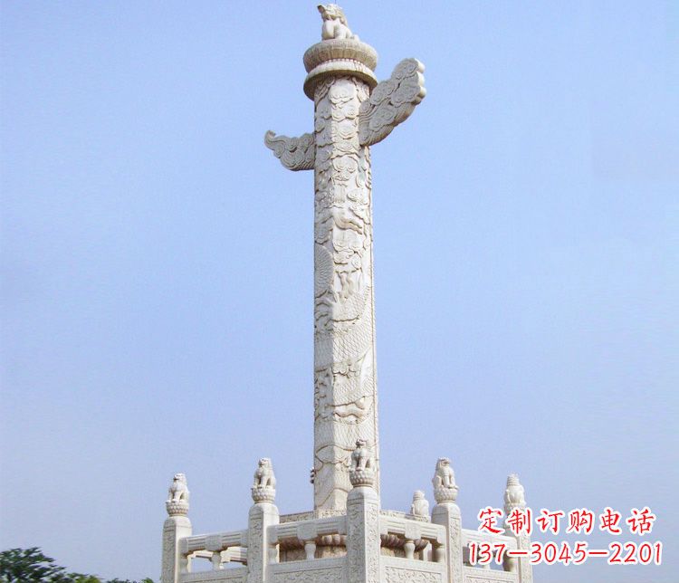 烟台大理石华表雕塑