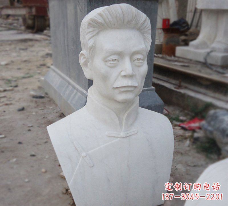 烟台传承文化魅力·鲁迅头像精美雕塑
