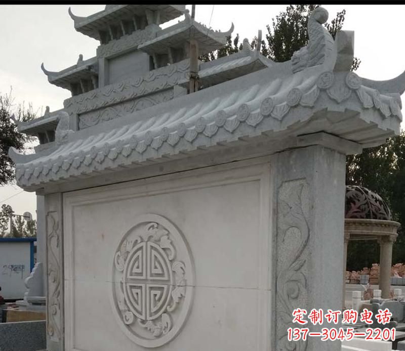 烟台精美大理石影壁雕塑