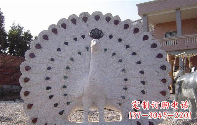 烟台精美绝伦的孔雀石雕塑