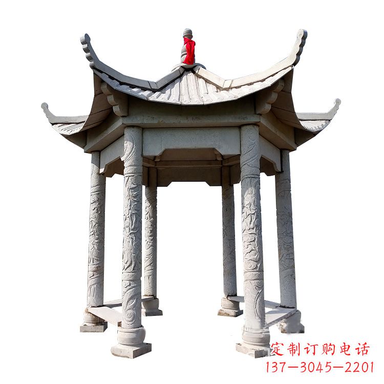 烟台中领雕塑大理石凉亭雕塑