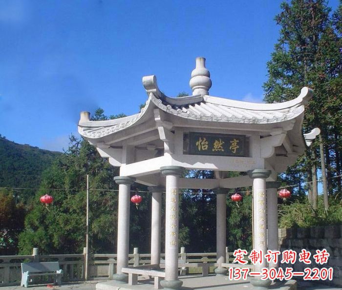 烟台精美大理石凉亭雕塑