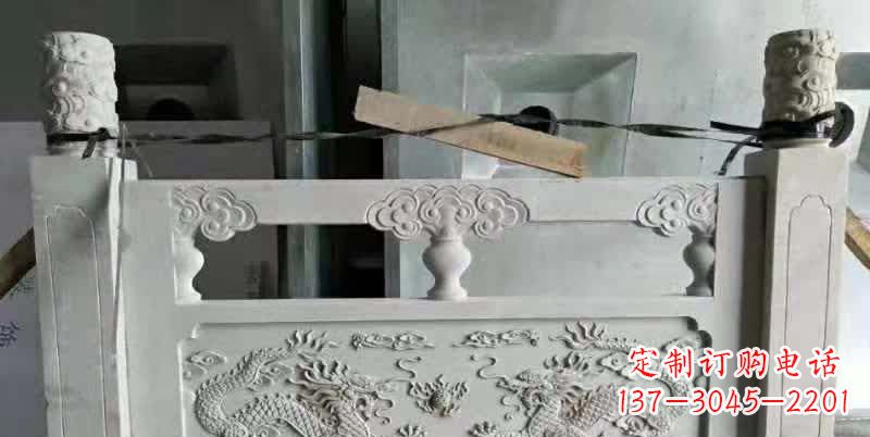 烟台大理石龙浮雕栏板雕塑