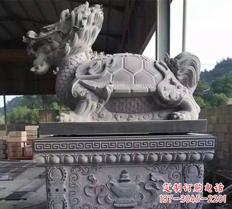 烟台中领雕塑 | 手工制作大理石龙雕塑