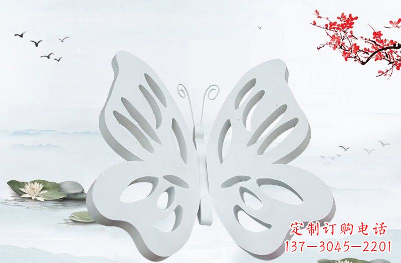 烟台高级大理石镂空蝴蝶雕塑