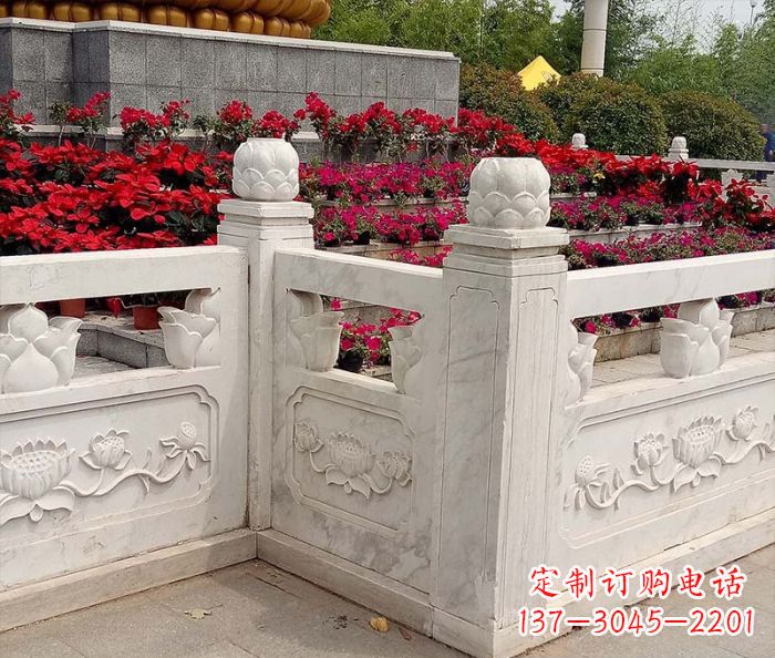 烟台精美大理石旅游景区石雕栏板