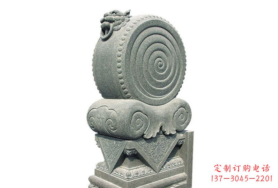 烟台门墩招财石雕