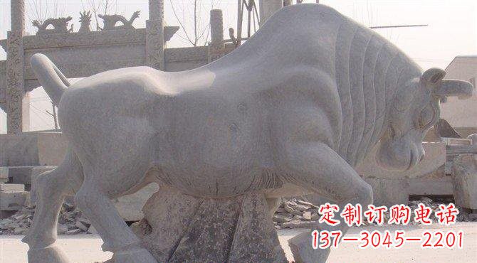 烟台大理石牛雕塑——让你家里充满独特艺术气息