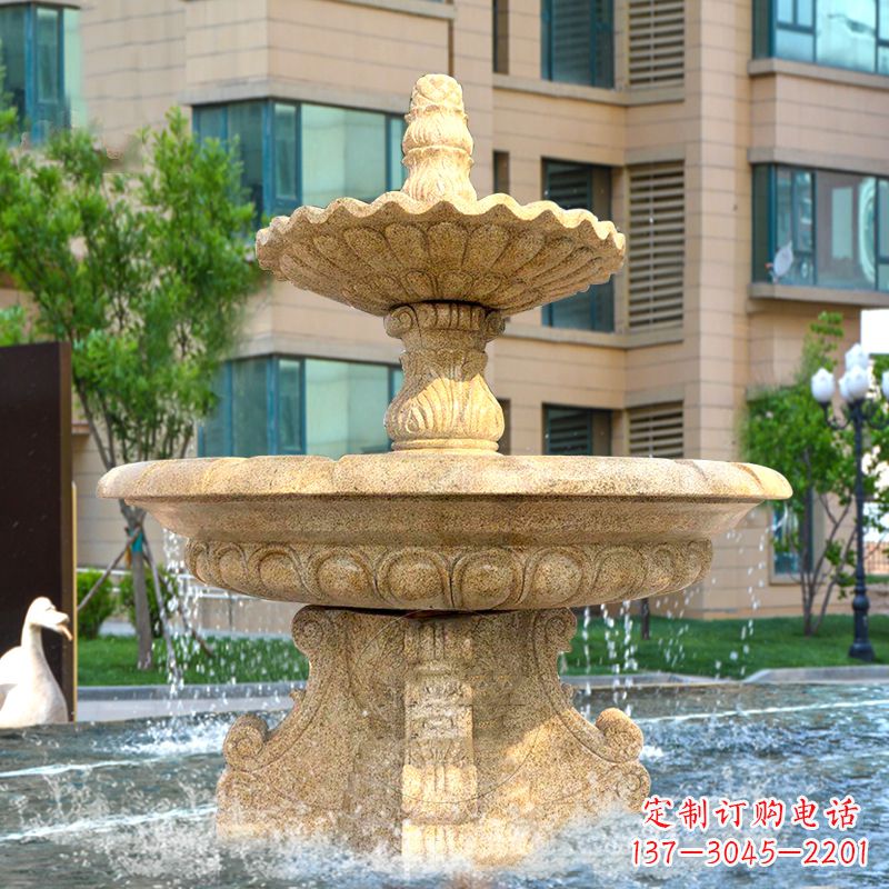 烟台精美大理石喷泉雕塑