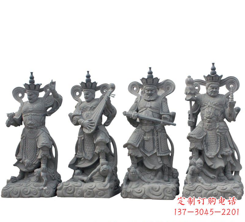 烟台四大天王大理石雕塑
