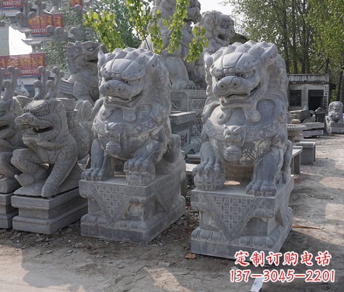 烟台大理石狮子雕塑