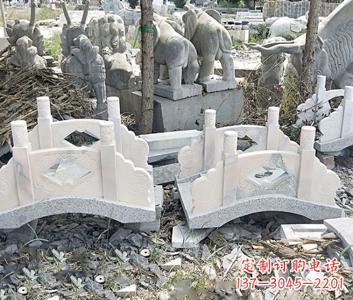 烟台精美大理石拱桥雕塑