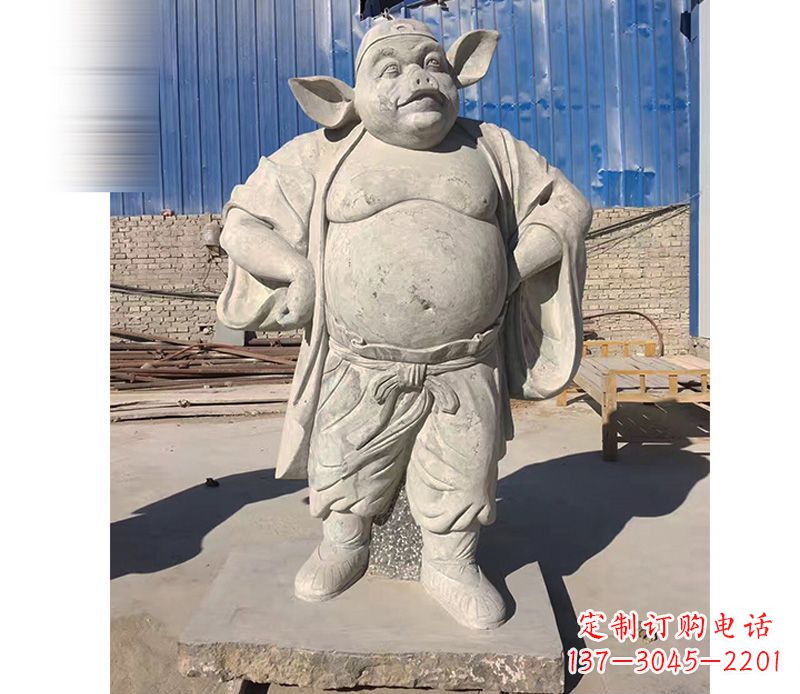 烟台大理石猪八戒雕塑