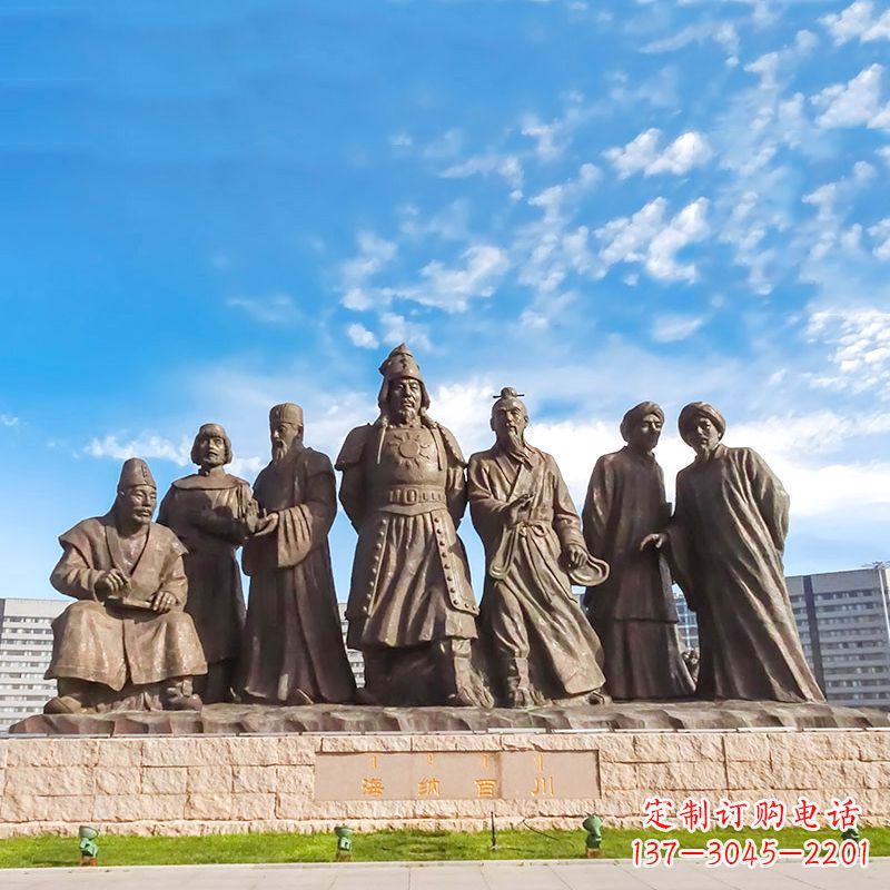 烟台成吉思汗雕塑,赞颂大蒙古国建国者