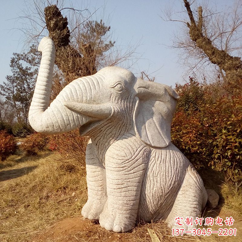 烟台象征传统文化的大象雕塑