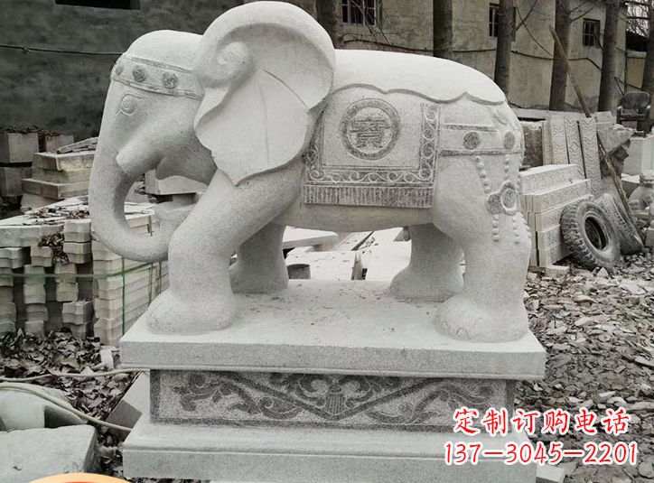 烟台大象石雕壁画