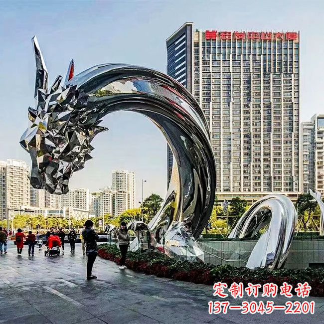烟台不锈钢创意动物雕塑