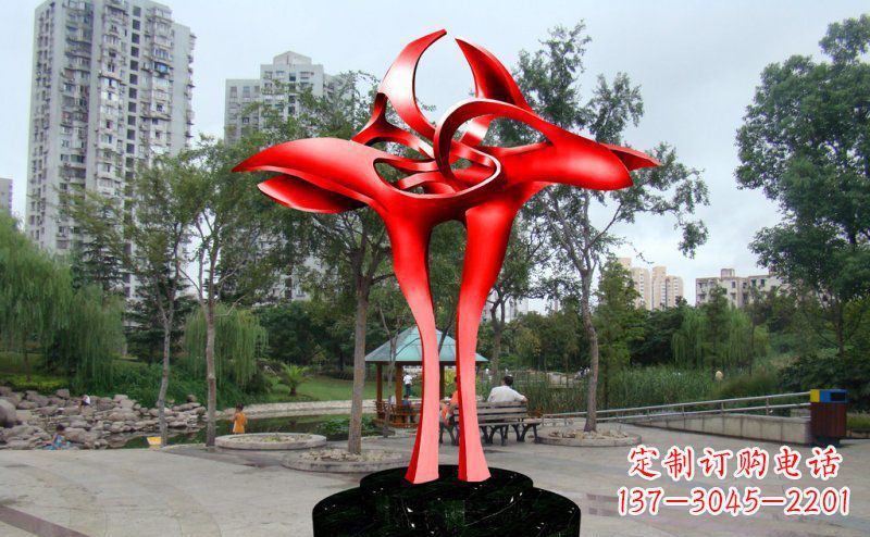 烟台精美的不锈钢仙鹤雕塑