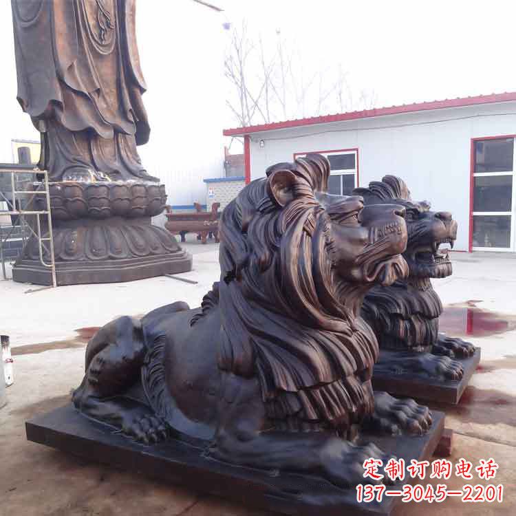 烟台纯铜汇丰狮子雕塑